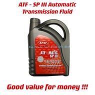 【KPAP ATF SP-III AUTOMATIC TRANSMISSION FLUID AUTO GEAR OIL】4 / 5 SPEED AUTOMATIC TRAMSMISSION FLUID