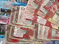 生日鈔票 $100元 港幣一百 birthday number 