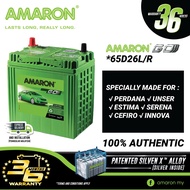 AMARON 65D26R/L Car Battery Premium Lasting for Proton/Kia/Ford/Honda/Toyota/Nissan/Perodua