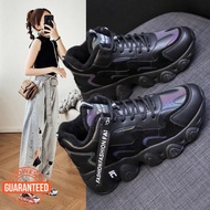JH3 [Ready stock] ins Korean version of high-top daddy shoes female new student casual sports shoes 