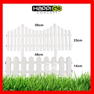 Happi GO 1PCS Garden Plastic Decorative Fence / Pagar Plastik