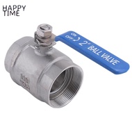 บอลวาล์วเกลียวตัวเมีย 2 นิ้ว 304 สแตนเลสเต็มพอร์ต บอลวาล์วเกลียวตัวเมีย 2 นิ้ว DN50 1000 WOG