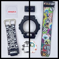 DW5600/DW6900/GDX6900/GX56/G7900/GA/GD/GA700/GA400/DW8200/GW9400/GWF1000 NMWKA/MISHKA BAND AND BEZEL