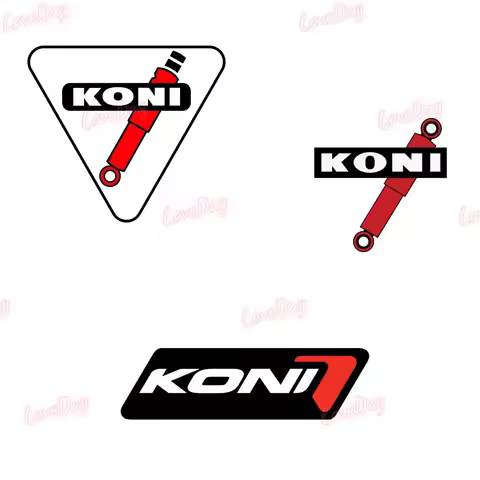 KONI Suspension Logo Stickers Motorcycle Shock Absorber Decals Vinilo Vinyl Decorative Car Stickers 