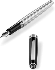 Montegrappa - Armonia Duetto Collection Pen, Fountain Type - Nib M - Medium - Black