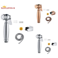 Vintage Handheld Bidet Spray Shower Set Copper Bidet Sprayer with Abs Shower Head and Stainless Steel Shower Hose