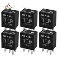 For Select , Explorer Vehicles 6 Pack 8T2T-14B192-AA 12VDC 30A 4-Pin SPST Automotive Relay Fix Pump