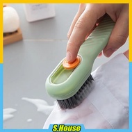 Automatic Liquid Dispenser Brush Shoe Cloth Laundry Cleaning Berus Picit Tekan Sabun Cecair Kasut Ba