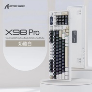 ATTACK SHARK | คีย์บอร์ด Attack Shark X98PRO แบบกลไกไร้สาย บลูทูธ 3 โหมด RGB พร้อมปุ่ม Hot-Swappable
