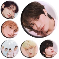 KPOP TXT Badge mirror keychain circular design accessory pendant