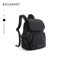 BAGSMART กระเป๋าเป้มินิน่ารักสำหรับผู้หญิง กระเป๋าเป้สำหรับนักเรียน น้ำหนักเบา กันน้ำ กระเป๋าเป้สำหร