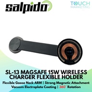 Salpido SL-13 Mag Hold 15W Wireless Charger Arm Holder with Strong Magnetic Attachment and Flexible 