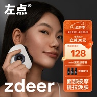 左点zdeer智能迷你砭石电动刮痧板刮脸仪肩颈腿热敷按摩 国庆节礼物