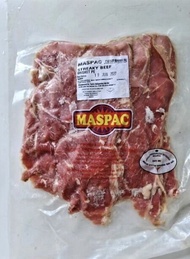 IPOH BEEF - STREAKY BEEF BACON HALAL 2KG - MIN ORDER UNTIL SHIPPING OVER RM39