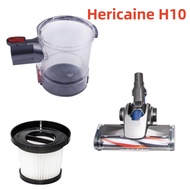 Floor Brush Head Dust Cup HEPA Filter Suitable for Hericaine H10 Vacuum Cleaner Parts Accessories