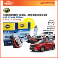 Mazda CX5 Year 2013 To 2021 Headlamp Low Beam / Foglamp Light Bulb Hella H11 12 Volt55 Watt (1 Pair)