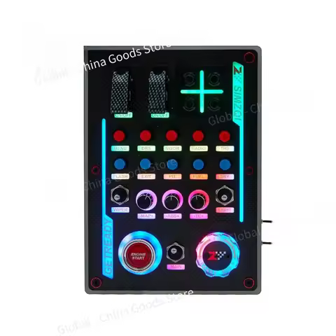 For Thrustmaster Simagic Fanatec SIMZQI X5 Button Box Sim Racing Simulator RGB Controller Box
