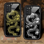Case hp For SAMSUNG A03S A037F NAGA1 SoftCase Glossy Silicone Glass Phone Case