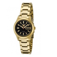 Karnvera Shop Seiko Automatic นาฬิกาข้อมือผู้หญิง Gold Stainless Strap รุ่น SYMD96K1