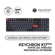 Keychron K17 Pro QMK Mechanical Keyboard 96%, Wired/Bluetooth, White LED, Gateron Low, QMK/Launcher