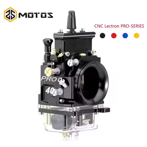 ZS MOTOS For Lectron Billetron PRO Series 2-Stroke Carburetor 36 38 40MM CNC Lectron Carburetor With