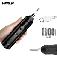 KIPRUN Mini Electric Screwdriver USB Rechargeable Cordless Automatic Screwdriver Set Mini Smart Elec