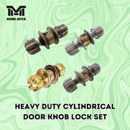 HEAVY DUTY Cylindrical Door Knob Lock Set  | Tombol Pintu Bilik Rumah | BACKSET - 60MM