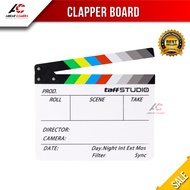 Clapperboard Clapper Board Acrylic Director TV Film Action Slate Hand Cut Prop Since Cinemaography