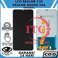 LCD TOUCHSCREEN REALME C35 - REALME NARZO 50A ORIGINAL COMPLETEPrime 1 SET WARRANTY FREE LCD GLUE