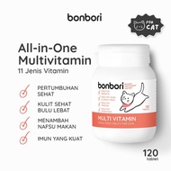 bonbori Cat Multivitamin | Suplemen Vitamin Kucing FREEZE DRIED | Bulu dan Kulit Sehat | Imun Kuat
