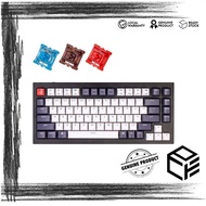 KEYCHRON Q1 HOT-SWAP RGB FULLY ASSEMBLED - BLACK FRAME ( PHANTOM BLUE / PHANTOM BROWN / PHANTOM RED 