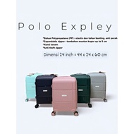 Shatterproof Suitcase POLO Expley Size 24" inch Shockproof Luggage