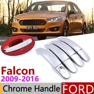 for Ford Falcon FG FGX G6E XR6 XR8 XT 2009~2016 Chrome Door Handle Cover Car Accessories Stickers Tr