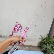 HAUT TON UL Horizontal Rod Set Pink Lotus Petal Anti-Twist Pu