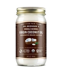 Dr. Bronner’s Organic Virgin Coconut Oil 有機初榨椰子油 14oz / 414ml 018787505014