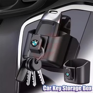 [Ready Stock] BMW Logo Car Key Storage Box Remote Control Organizer Card Slot Mini Storage Hook Acce