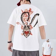 T37 Polyester Printed Short-Sleeved T-Shirt M-8XLoversize Hip-Hop Niche Printed Street Wear T-Shirt 