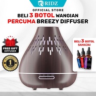 Ridz Beli 3 Wangian Percuma Breezy Diffuser Dark Wood Rumah Mewangi Aromaterapi
