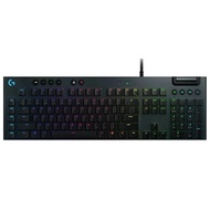 【Logitech 羅技】 G813 Lightsync RGB 機械式遊戲鍵盤(黑色)_青軸