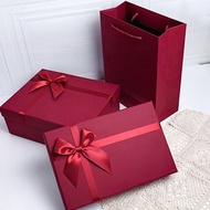 Red Gift Box Wedding Red Gift Box Gift Box Shoe Box Red Pajama Gift Box Empty Box Gift Box