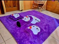 (COD) SURPET BULU RASFUR JUMBO BONUS 2 BANTAL DAN GULING TERMURAH DAN TERLARIS SIZE 180X140X4CM