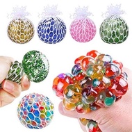 Squishy Rainbow deluxe Mesh deluxe anti stress ball Wine ball