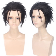 Men's Black Hair Re:Zero kara Hajimeru Isekai Seikatsu Subaru Natsuki Short Synthetic Cosplay Wig