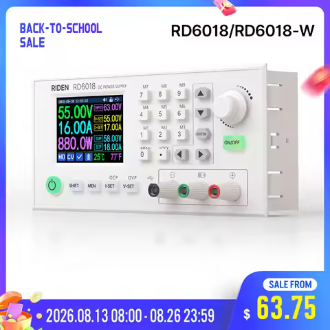RD RD6018 RD6018W 60V 18A USB WiFi DC Adjustable Step Down Voltage Bench Power Supply Buck Converter