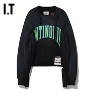 IT Mihara Yasuhiro Women's Round Neck Sweatshirt New Product Street Trend Distressed Design 7PO551XH