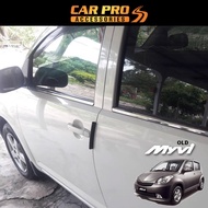 PERODUA MYVI 2005 -2010 door lining chrome / door belt moulding / Lining chrome tingkap / sporty chr