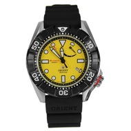 BNIB ORIENT M-FORCE 200M WATER RESISTANCE AIR DIVERS YELLOW DIAL RUBBER STRAP MENS WATCH EL03005Y