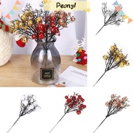 PDONY Simulation Berry, Christmas Christmas Tree Ornament Artificial Flower Fruit, Cute DIY Gift Wreaths Cherry Plants Christmas Party Decoration