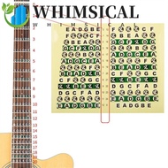 WHIMSICAL Guitar Note Sticker Guitar Accessories Portable Frets Note Decal Fingerboard Stickers Musi