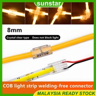 2pin cob connector for 8mm led strip connector fixed clips led light strip connector no welding conn